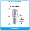 6 Spline Lug Schrauben für Auto-Rad